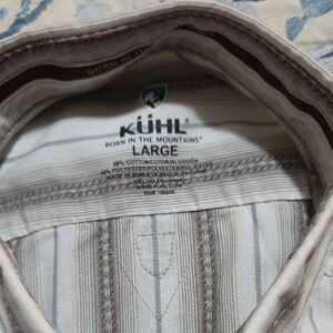 KÜHL  OPTIMIZER Striped Shirt - Large NWOT